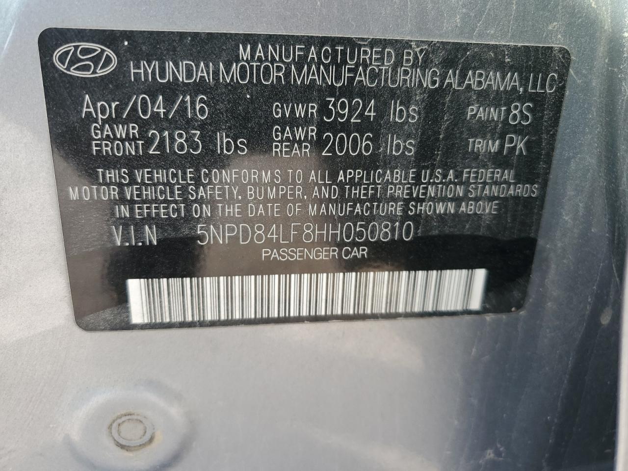 Lot #2989087944 2017 HYUNDAI ELANTRA SE