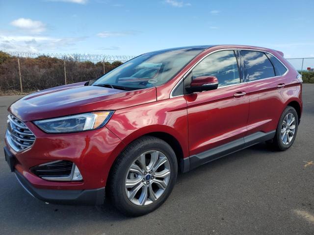 FORD EDGE TITAN 2019 red  gas 2FMPK3K92KBB42188 photo #1