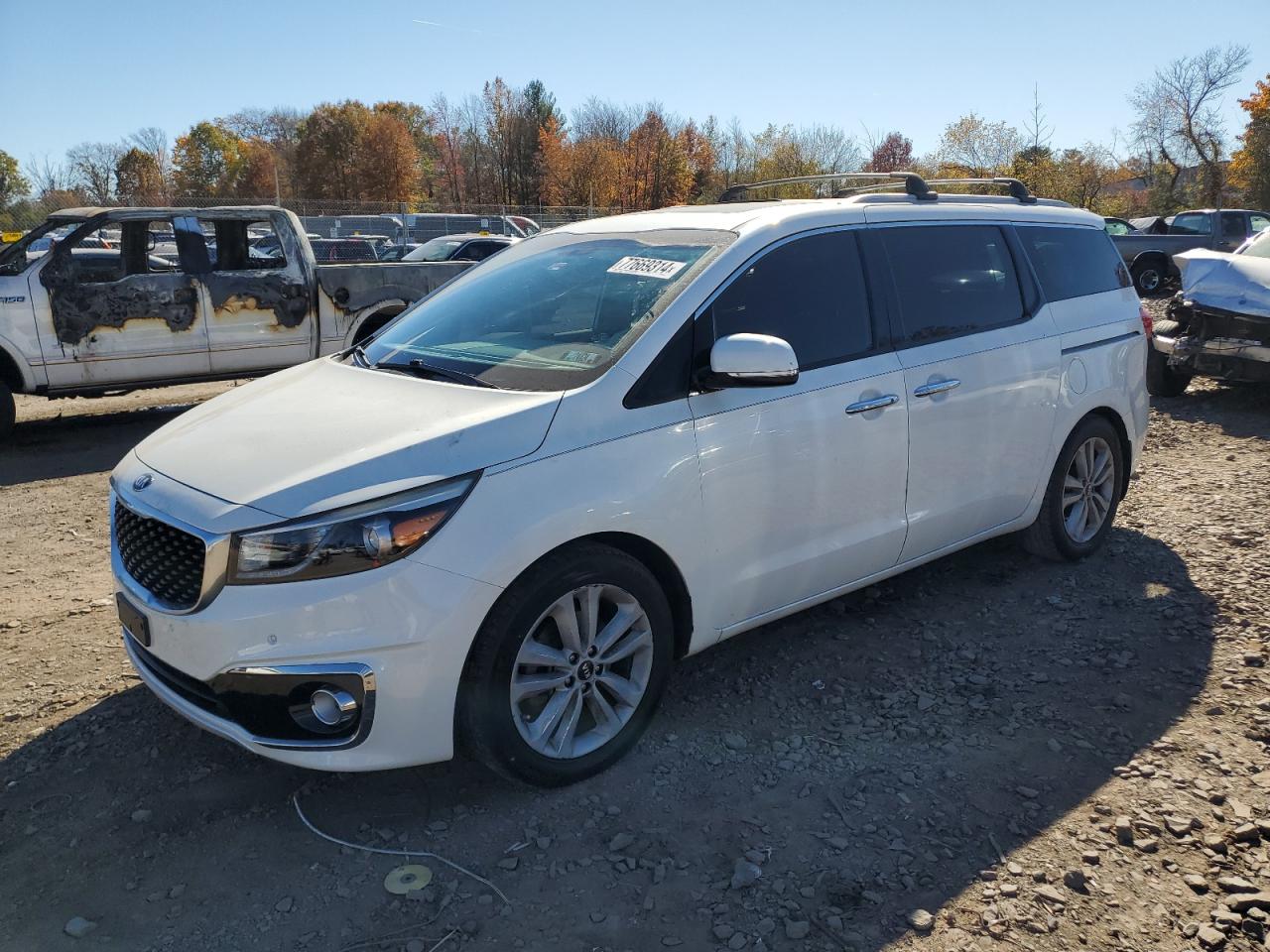 Lot #2989267736 2015 KIA SEDONA SXL