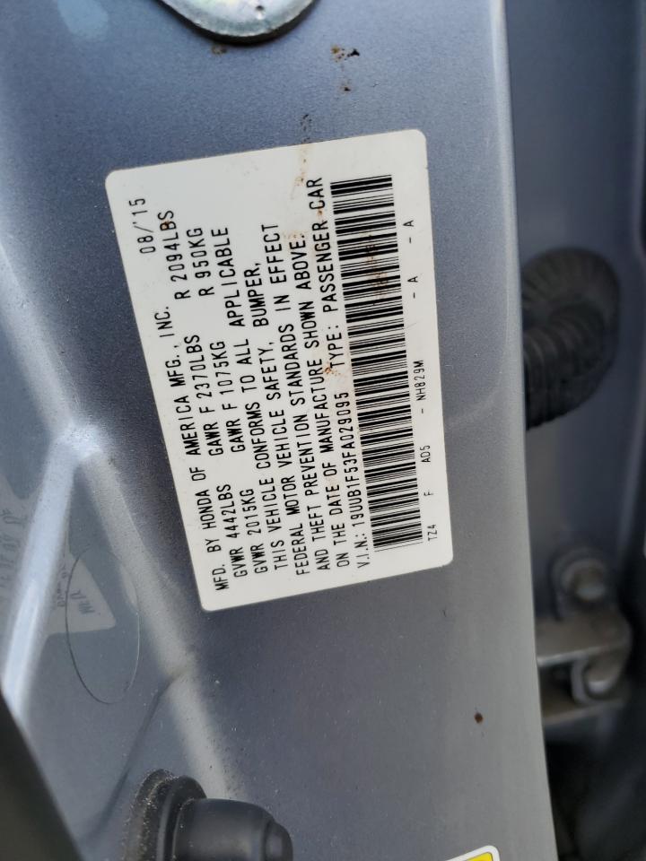 Lot #3003814518 2015 ACURA TLX TECH