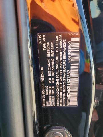 2020 PORSCHE MACAN S - WP1AB2A53LLB31252