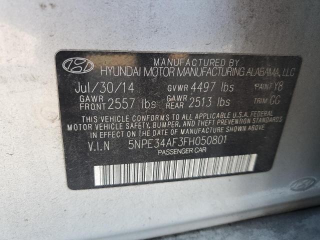 2015 HYUNDAI SONATA SPO - 5NPE34AF3FH050801