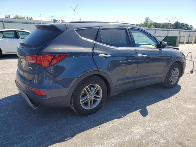 HYUNDAI SANTA FE S 2017 blue  gas 5XYZU3LB5HG451098 photo #4