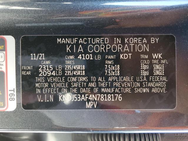 2022 KIA SOUL GT-LI - KNDJ53AF4N7818176