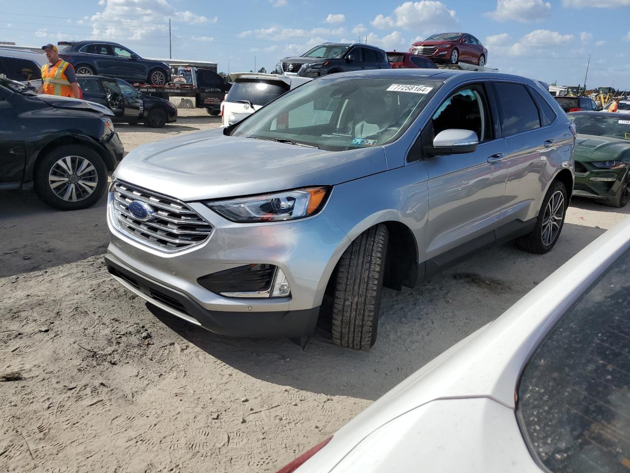 Lot #2986918747 2021 FORD EDGE TITAN