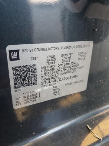 2018 CHEVROLET SILVERADO - 3GCUKSECXJG133565