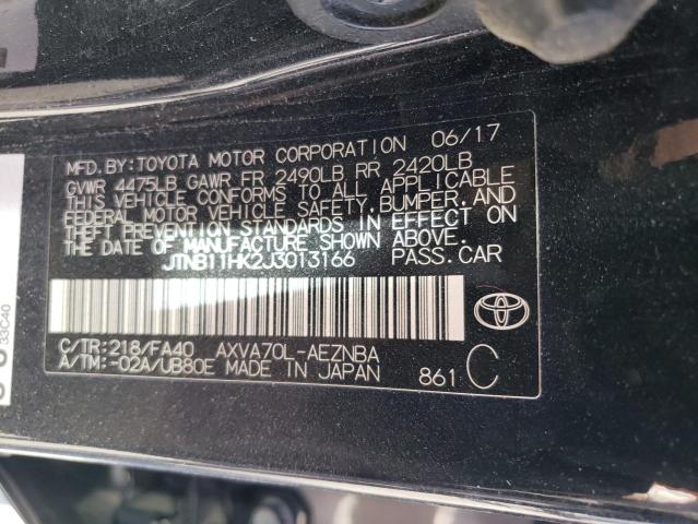 VIN JTNB11HK2J3013166 2018 Toyota Camry, L no.13