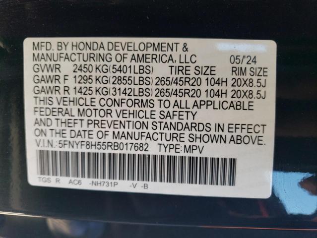 2024 HONDA PASSPORT E - 5FNYF8H55RB017682