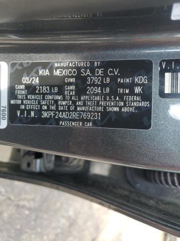 2024 KIA FORTE LX - 3KPF24AD2RE769231