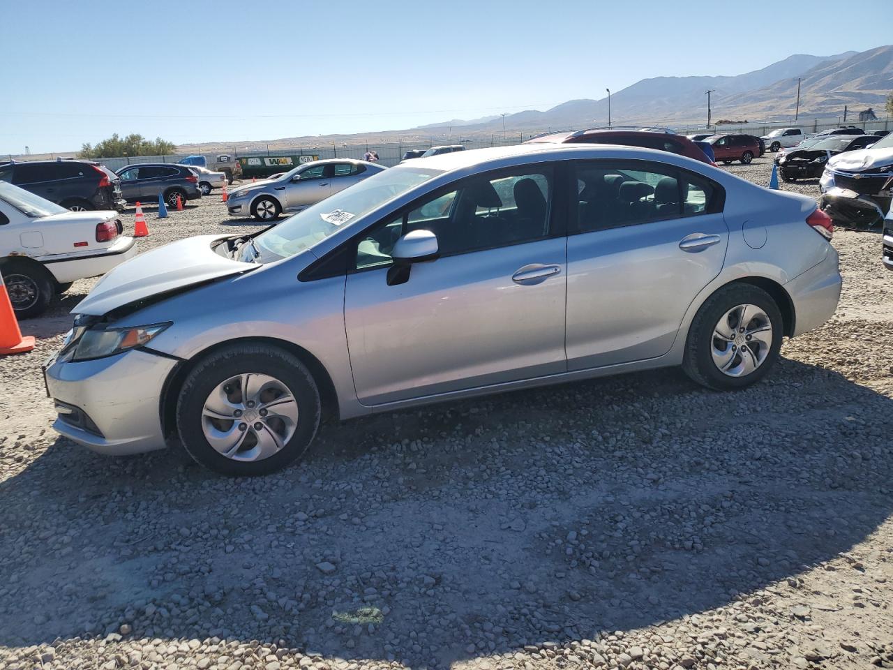 Lot #2977276585 2013 HONDA CIVIC LX