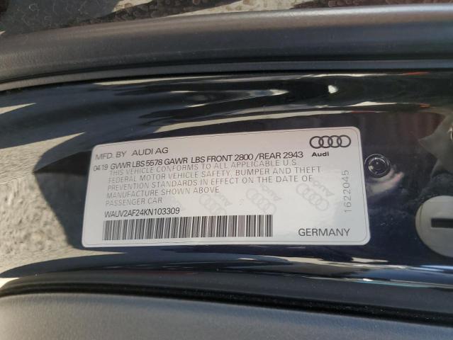 2019 AUDI A7 PRESTIG WAUV2AF24KN103309