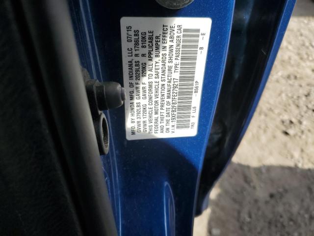 2015 HONDA CIVIC EX - 19XFB2F87FE279217