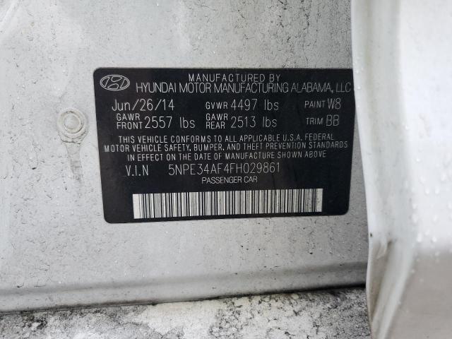 2015 HYUNDAI SONATA SPO - 5NPE34AF4FH029861