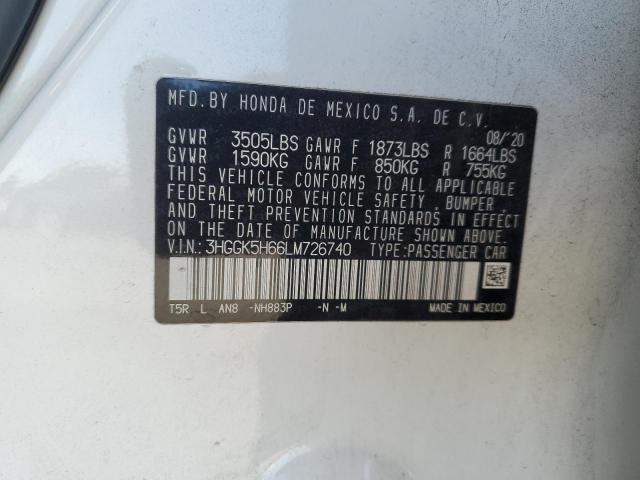 2020 HONDA FIT SPORT 3HGGK5H66LM726740