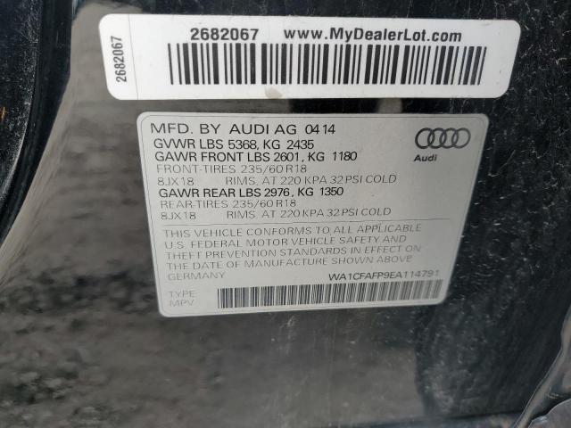 VIN WA1CFAFP9EA114791 2014 Audi Q5, Premium no.14