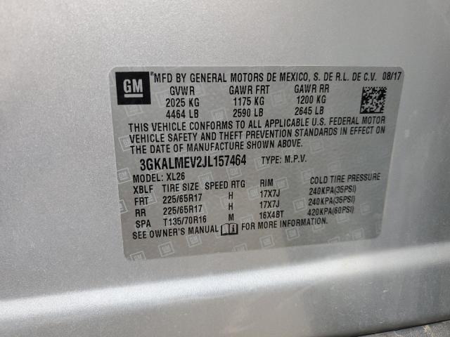 2018 GMC TERRAIN SL - 3GKALMEV2JL157464