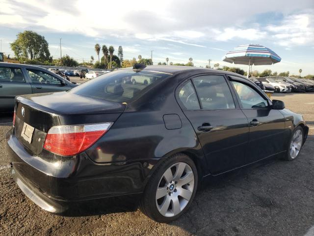 BMW 530 I 2006 black sedan 4d gas WBANE73506CM41414 photo #4