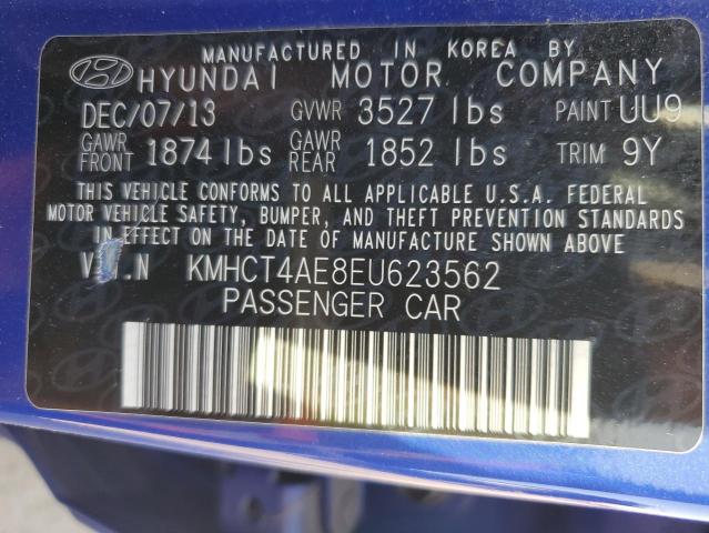 VIN KMHCT4AE8EU623562 2014 Hyundai Accent, Gls no.12