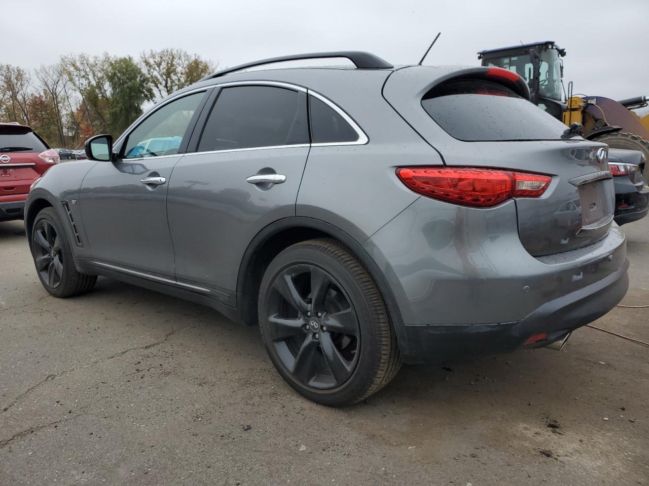 INFINITI QX70 2017 gray  gas JN8CS1MW7HM412940 photo #3