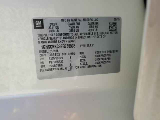 2015 CHEVROLET SUBURBAN C - 1GNSCKKC9FR730908