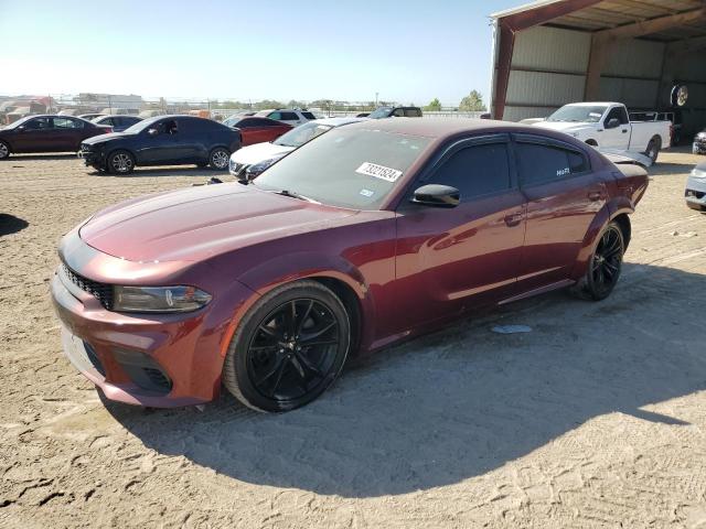 DODGE CHARGER SX 2018 brown  flexible fuel 2C3CDXHG8JH312578 photo #1