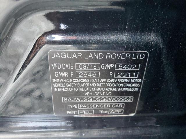 2016 JAGUAR XJL PORTFO SAJWJ2GD5G8W02952