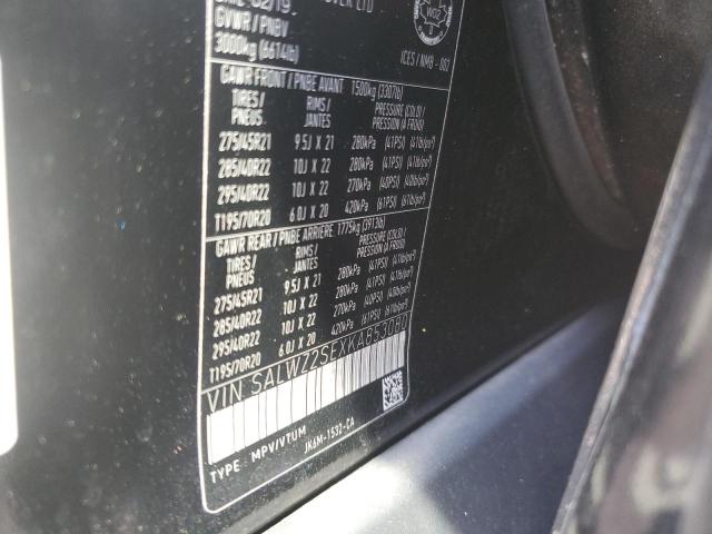 2019 LAND ROVER RANGE ROVE - SALWZ2SEXKA853080