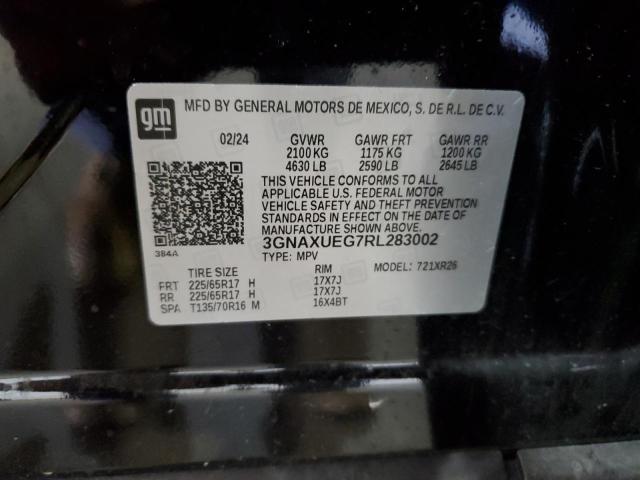 2024 CHEVROLET EQUINOX LT - 3GNAXUEG7RL283002