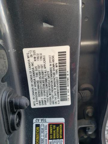 VIN 2HKRM3H72EH500217 2014 Honda CR-V, Exl no.13