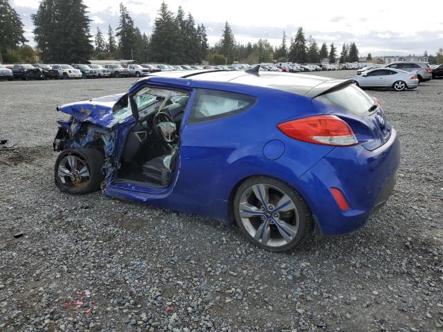 HYUNDAI VELOSTER 2012 blue  gas KMHTC6AD6CU061368 photo #3