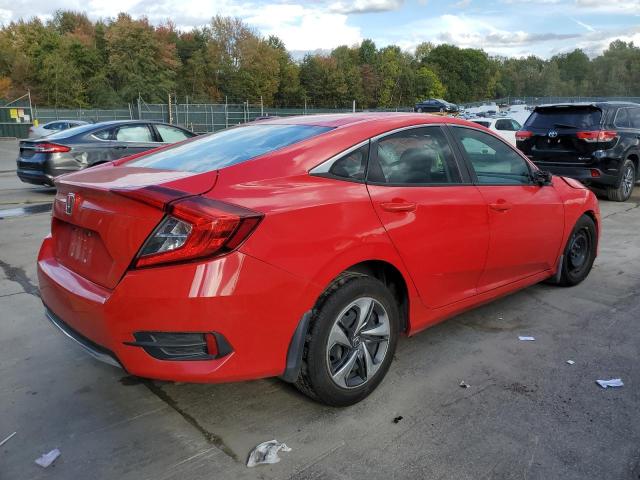 HONDA CIVIC LX 2020 red  gas 2HGFC2F64LH537836 photo #4