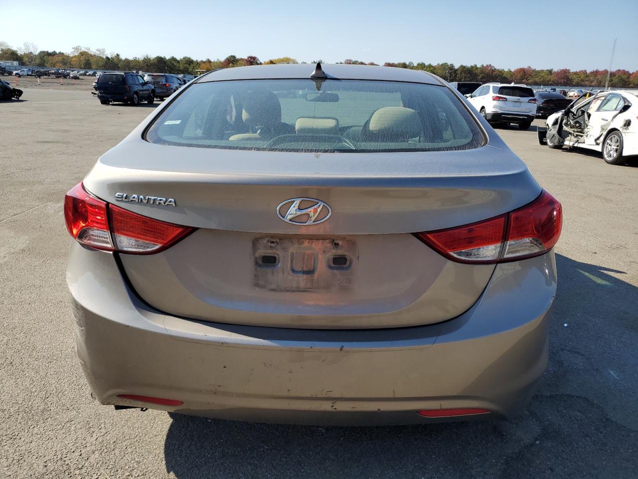 Lot #3036945775 2013 HYUNDAI ELANTRA GL