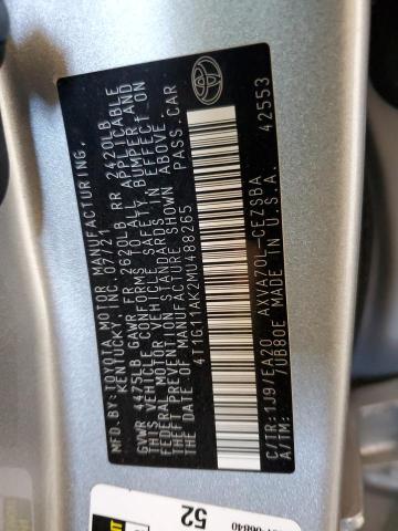 VIN 4T1G11AK2MU488265 2021 Toyota Camry, SE no.13