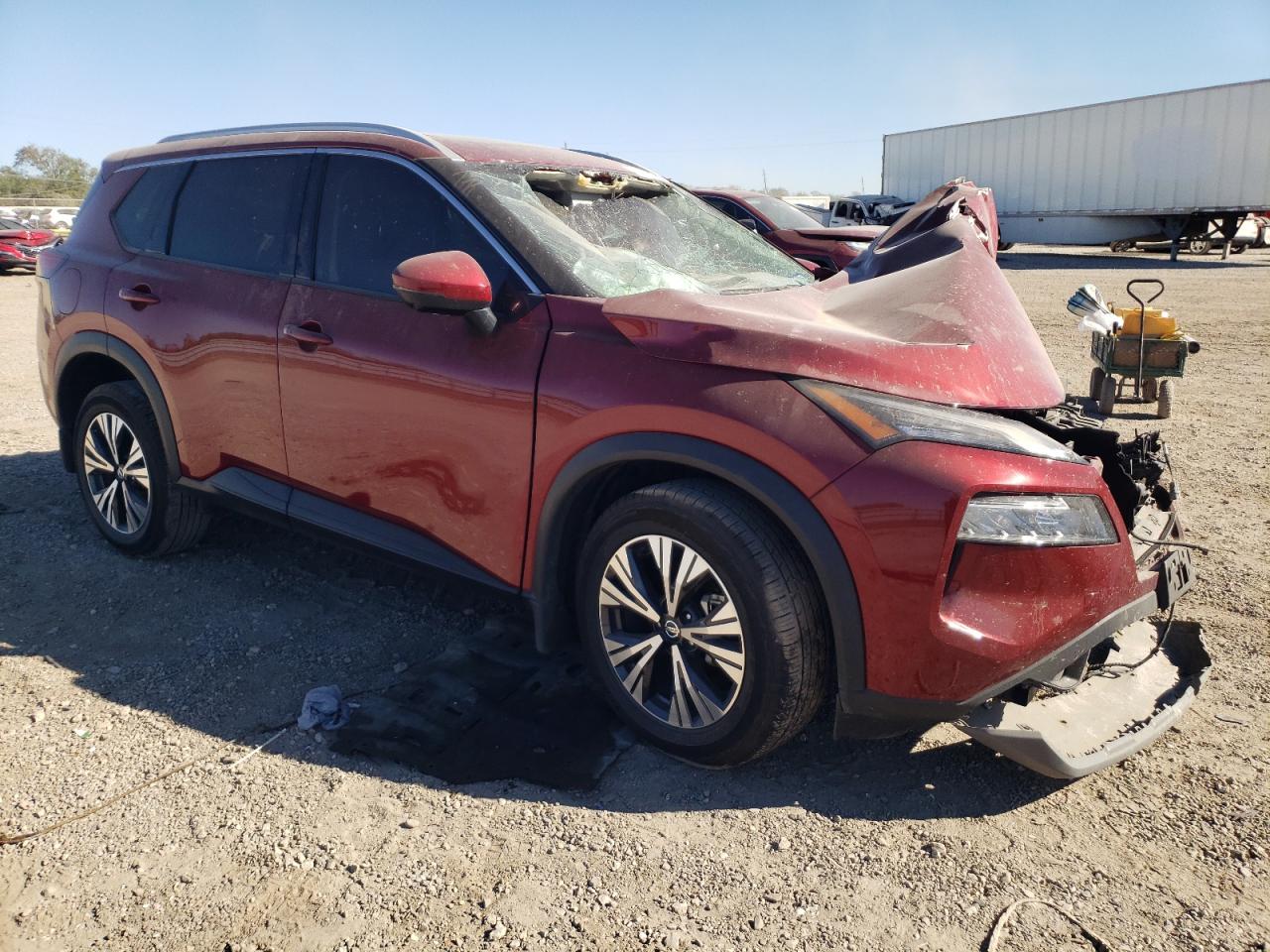 Lot #2943263971 2021 NISSAN ROGUE SV