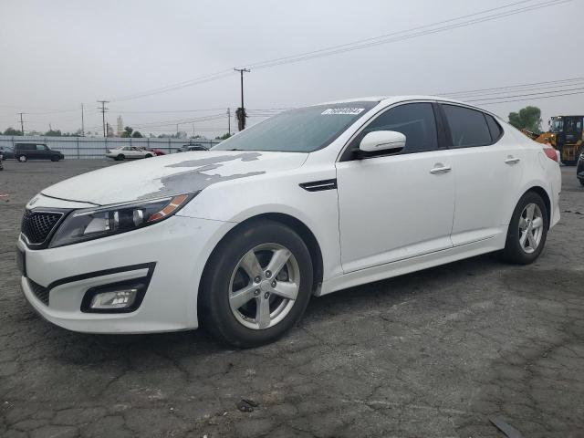 KIA OPTIMA LX 2015 white  gas KNAGM4A79F5598538 photo #1