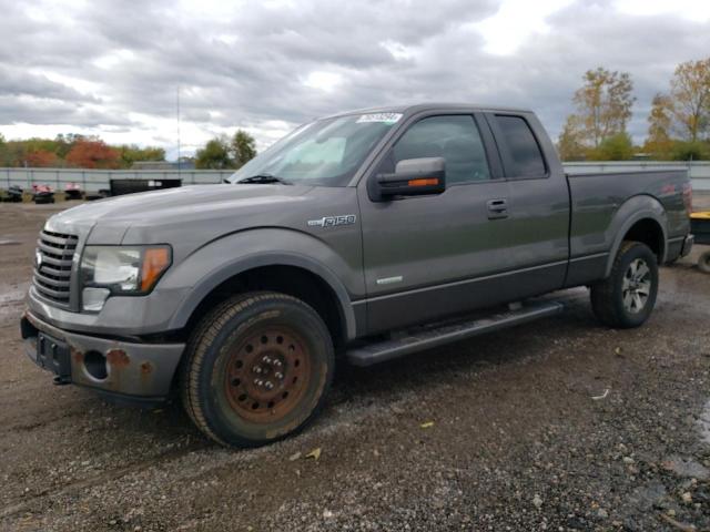 FORD F150 SUPER 2012 gray 4dr ext gas 1FTFX1ET7CFB33483 photo #1