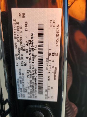 2021 FORD F150 SUPER - 1FTFW1E89MFC19068