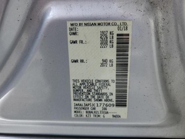 2018 NISSAN ALTIMA 2.5 - 1N4AL3AP5JC177609