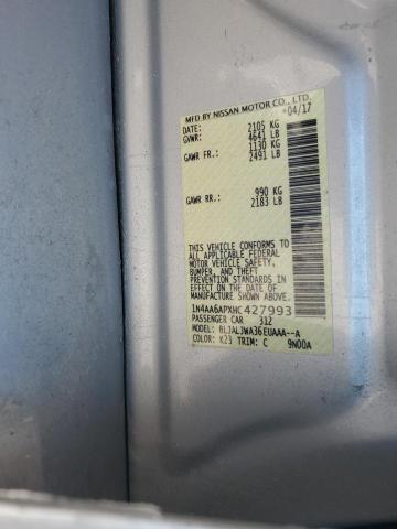 2017 NISSAN MAXIMA 3.5 - 1N4AA6APXHC427993