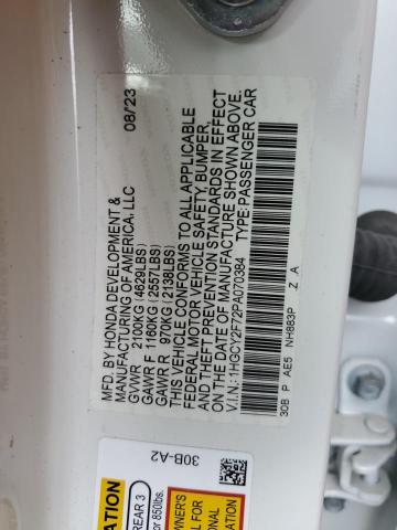 2023 HONDA ACCORD HYB - 1HGCY2F72PA070384