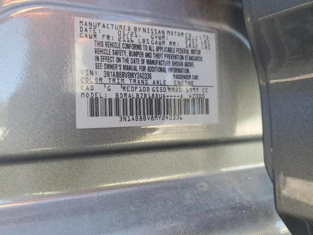2021 NISSAN SENTRA S - 3N1AB8BV8MY240336