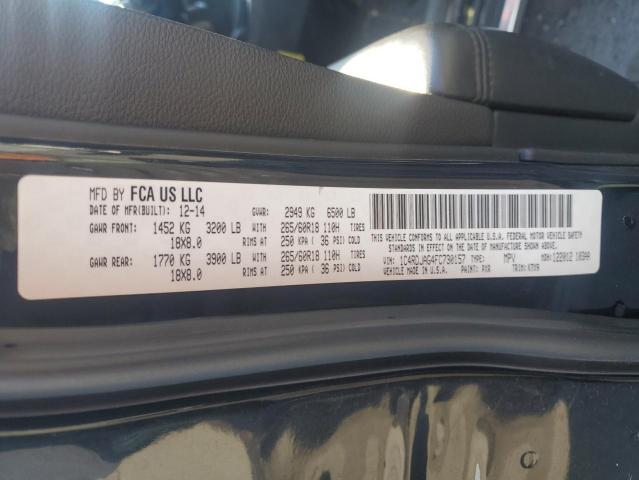 2015 DODGE DURANGO SX - 1C4RDJAG4FC730157