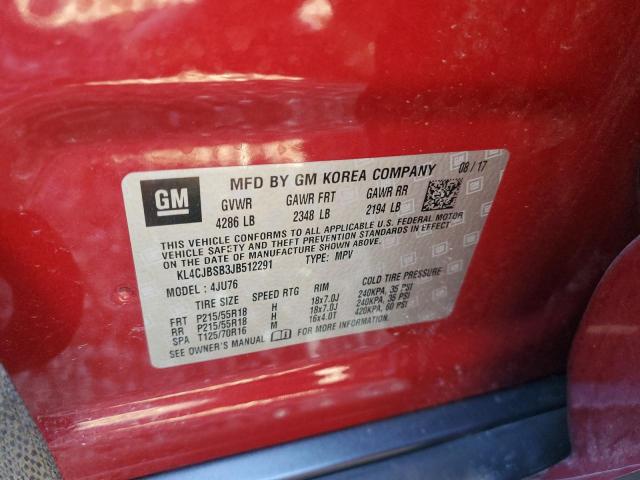 2018 BUICK ENCORE PRE - KL4CJBSB3JB512291
