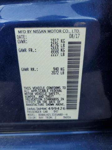 2017 NISSAN ALTIMA 2.5 - 1N4AL3AP4HC499426
