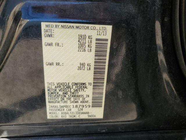 VIN 1N4AL3AP8EC187959 2014 Nissan Altima, 2.5 no.12