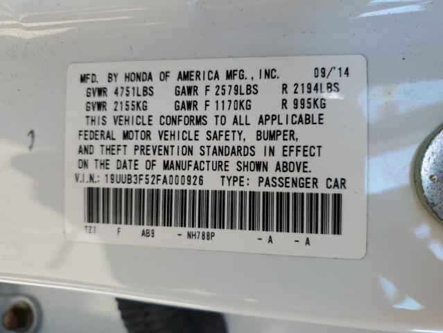 VIN 19UUB3F52FA000926 2015 Acura TLX, Tech no.13