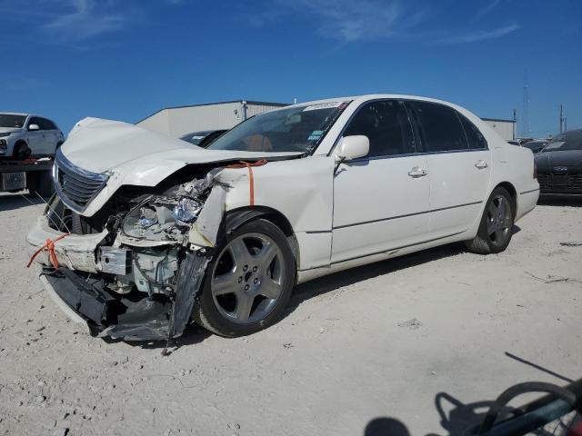 LEXUS LS 430 2005 white  gas JTHBN36F550178743 photo #1