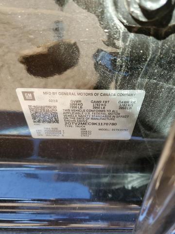 2019 GMC SIERRA LIM - 2GTV2MEC9K1170780