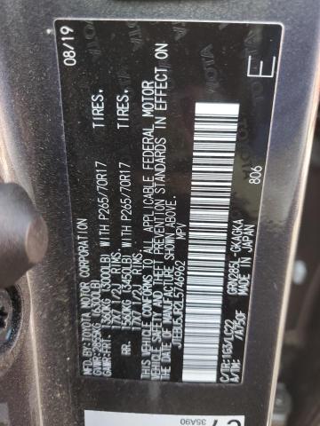 2020 TOYOTA 4RUNNER SR - JTEBU5JR2L5746962