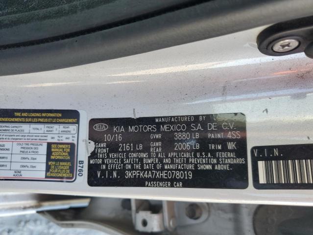 2017 KIA FORTE LX - 3KPFK4A7XHE078019